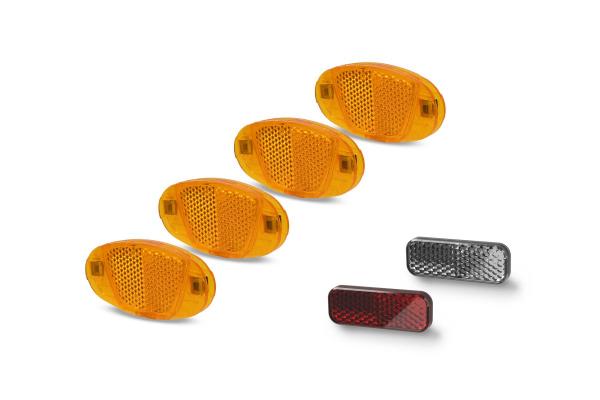 ACID Reflektorset für Lenker / Sattelstütze / Speichen