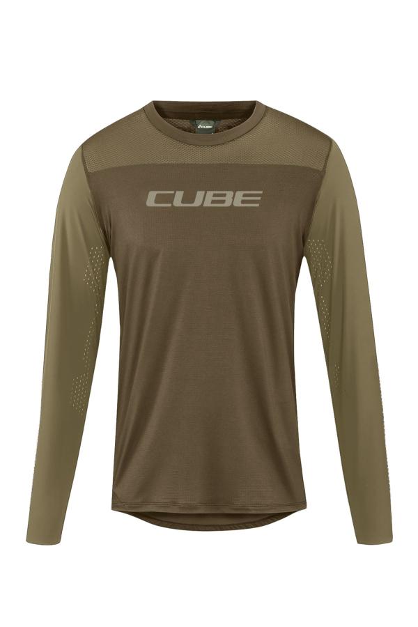 CUBE MTB Rundhalstrikot PRO TM langarm Größe: XXL