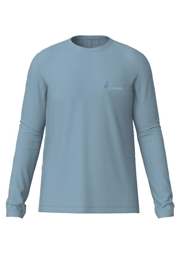 CUBE MTB Rundhalstrikot Soft Touch langarm Größe: XXXL