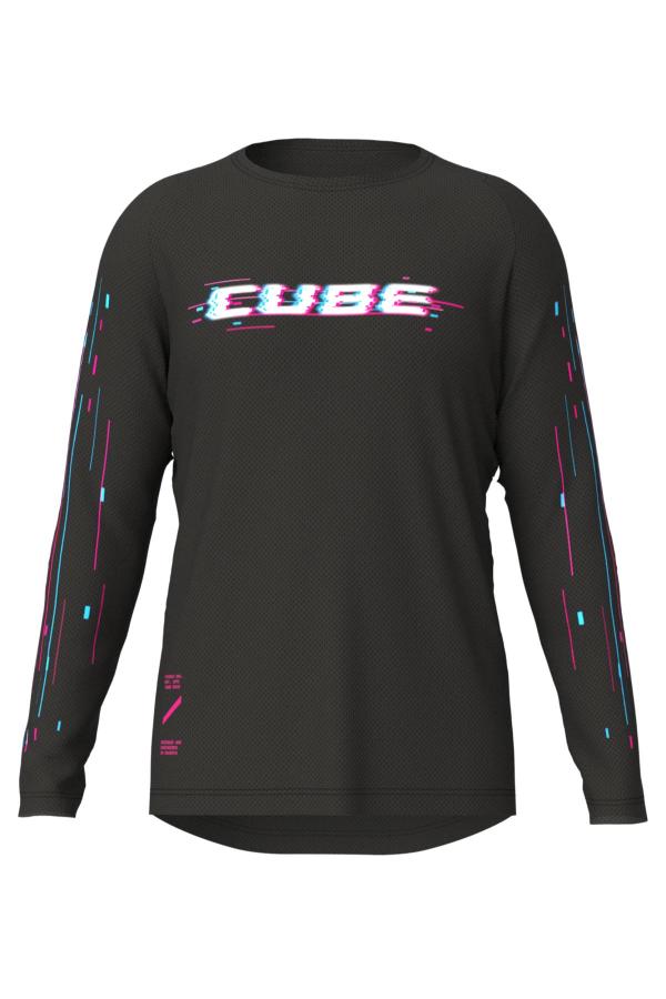CUBE MTB Trikot Glitch langarm Gr&ouml;&szlig;e: XS