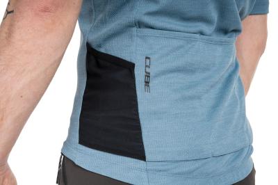CUBE GRAVEL Trikot Full Zip CARGO kurzarm Größe: XXXL Produktbild 3