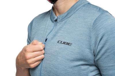 CUBE GRAVEL WS Trikot Full Zip CARGO kurzarm Größe: L (40) Produktbild 4