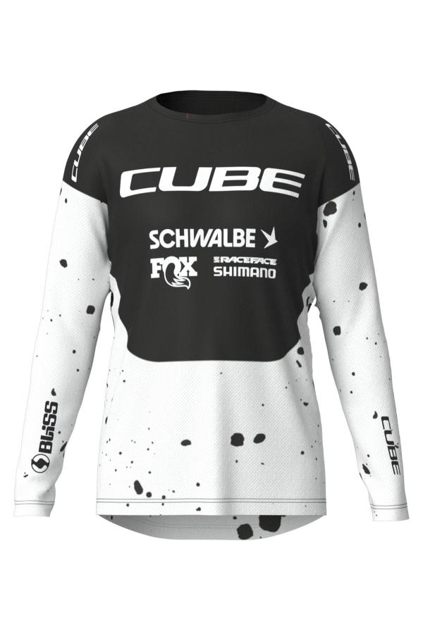 CUBE MTB WS Trikot X Factory Racing langarm Gr&ouml;&szlig;e: XS (34)