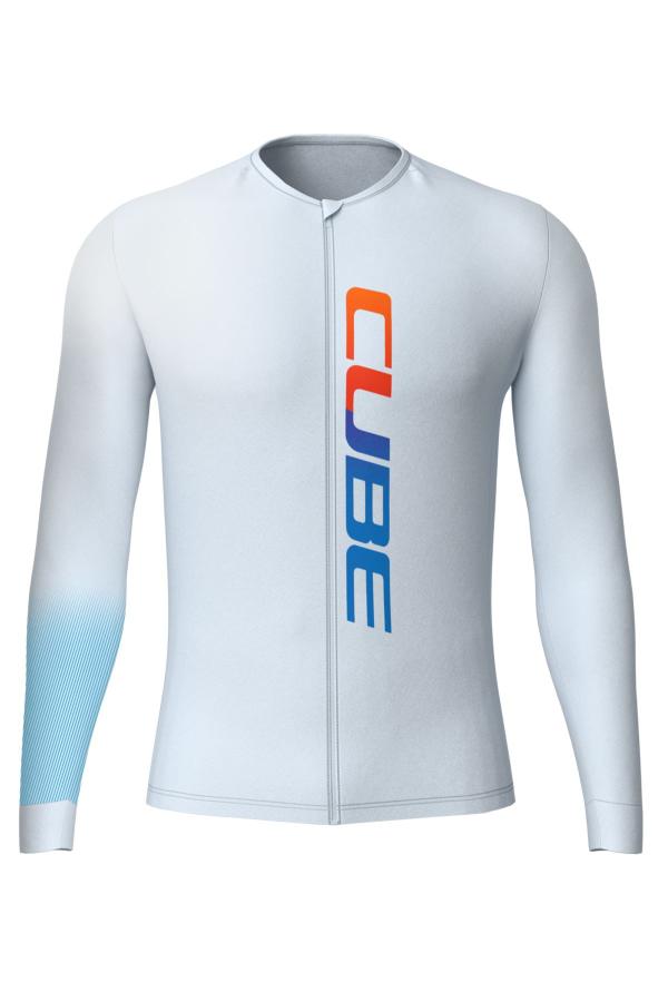 CUBE ROAD/XC UV-Schutz Trikot TEAMLINE langarm Größe: XXXL