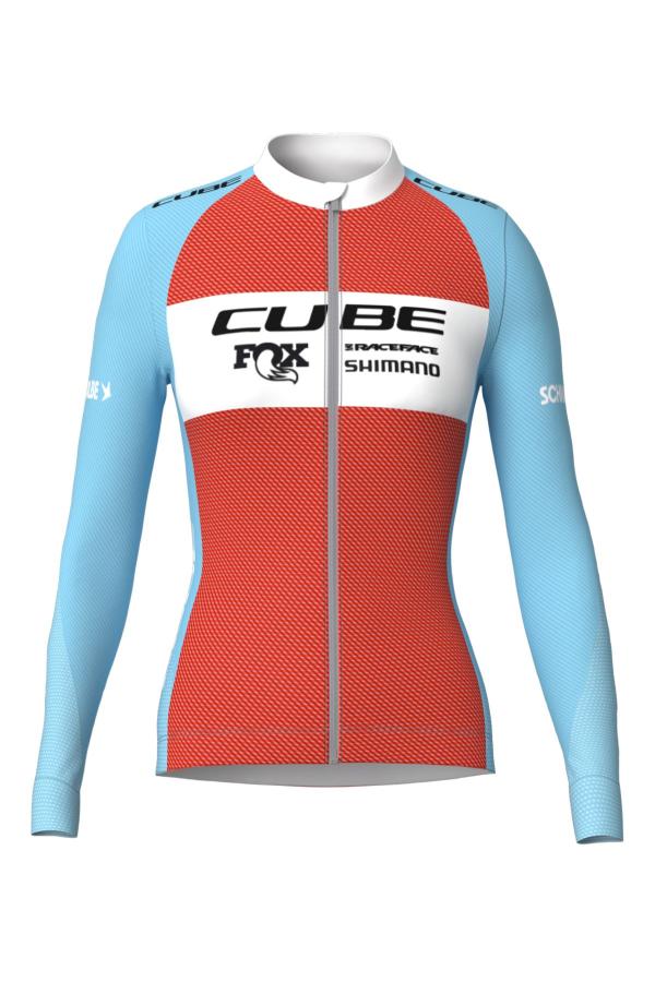 CUBE ROAD/XC WS Trikot X Factory Racing langarm Größe: XXXL (46)
