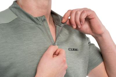 CUBE Trikot Half Zip CMPT kurzarm Größe: XXXL Produktbild 3