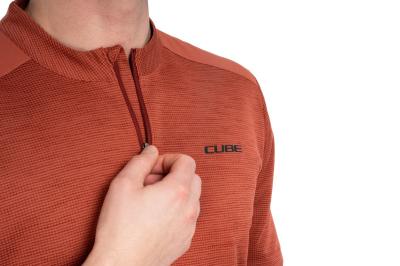 CUBE Trikot Half Zip CMPT kurzarm Größe: L Produktbild 2