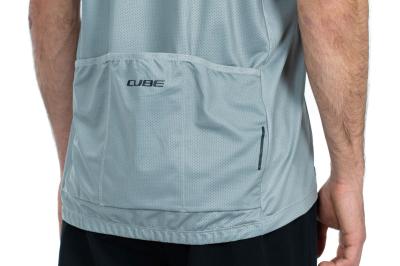CUBE MTB Trikot Half Zip CMPT kurzarm Größe: S Produktbild 3