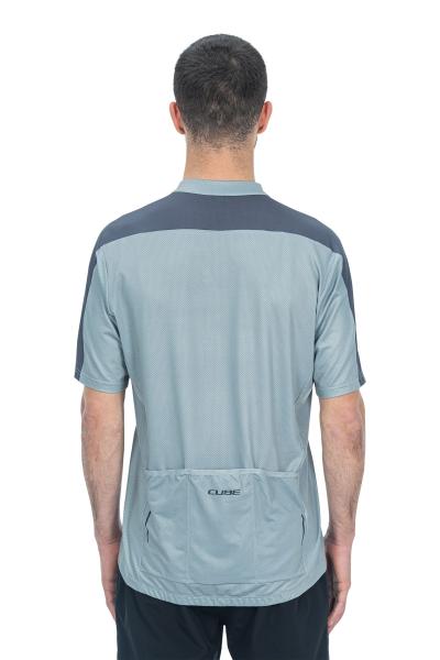 CUBE MTB Trikot Half Zip CMPT kurzarm Größe: M Produktbild 2