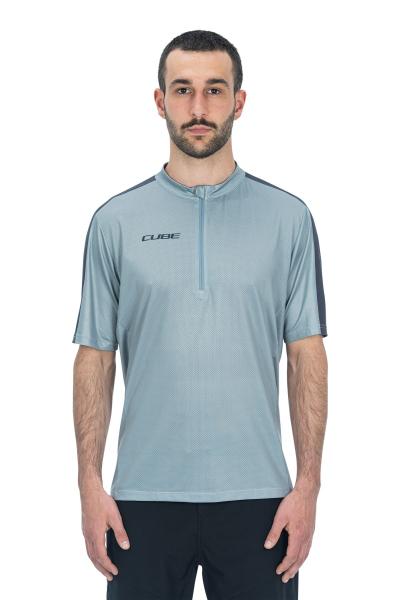 CUBE MTB Trikot Half Zip CMPT kurzarm Größe: XXL Produktbild 1