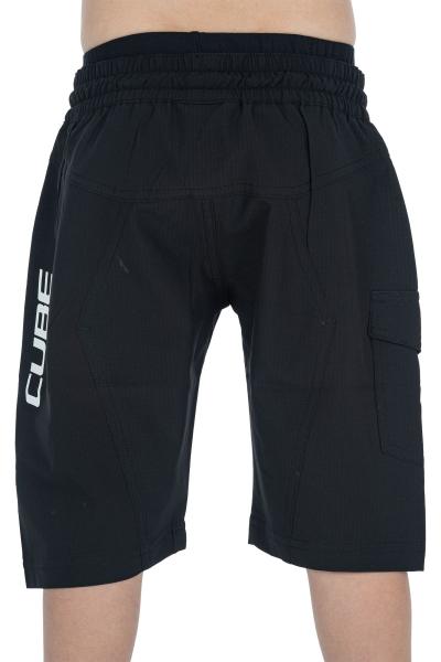 CUBE ROAD/XC Baggy Shorts ROOKIE inkl. Innenhose Größe: XXS (86/92) Produktbild 1