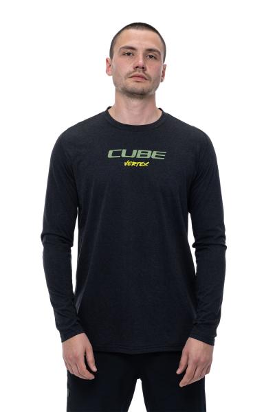 CUBE MTB Rundhalstrikot FLOW langarm Größe: M Produktbild 2