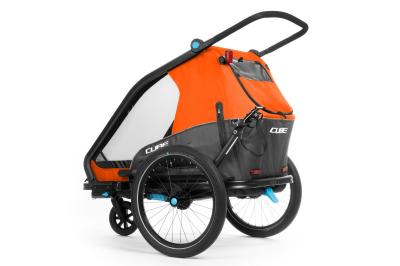 CUBE Kinder Fahrradanhänger Double CMPT X Actionteam Produktbild 1