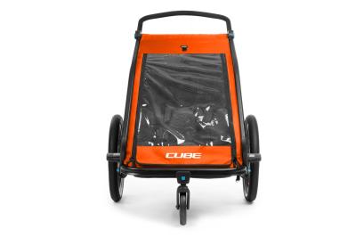 CUBE Kinder Fahrradanhänger Double CMPT X Actionteam Produktbild 2
