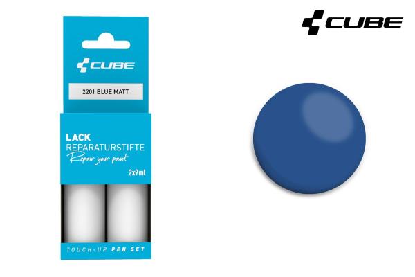 CUBE Lackstift Set BLUE matt 2201