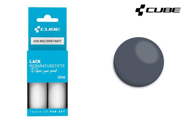 CUBE Lackstift Set WOLFGREY matt 2206