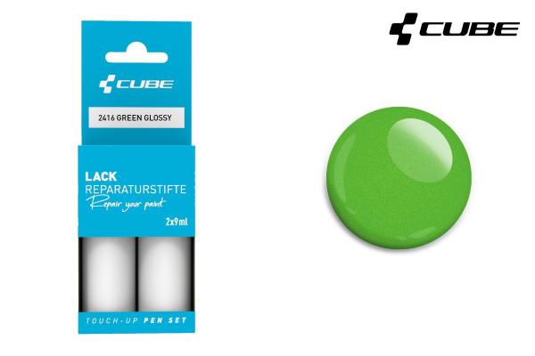 CUBE Lackstift Set GREEN glossy 2416