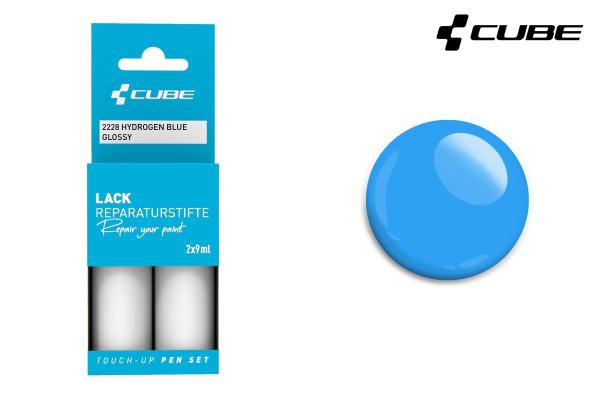CUBE Lackstift Set HYDROGEN BLUE glossy 2228