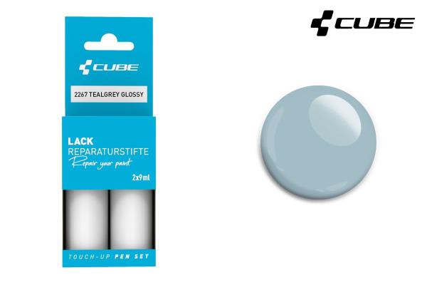 CUBE Lackstift Set TEALGREY glossy 2267