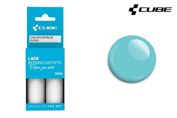 CUBE Lackstift Set SKYLIGHTBLUE glossy 2268