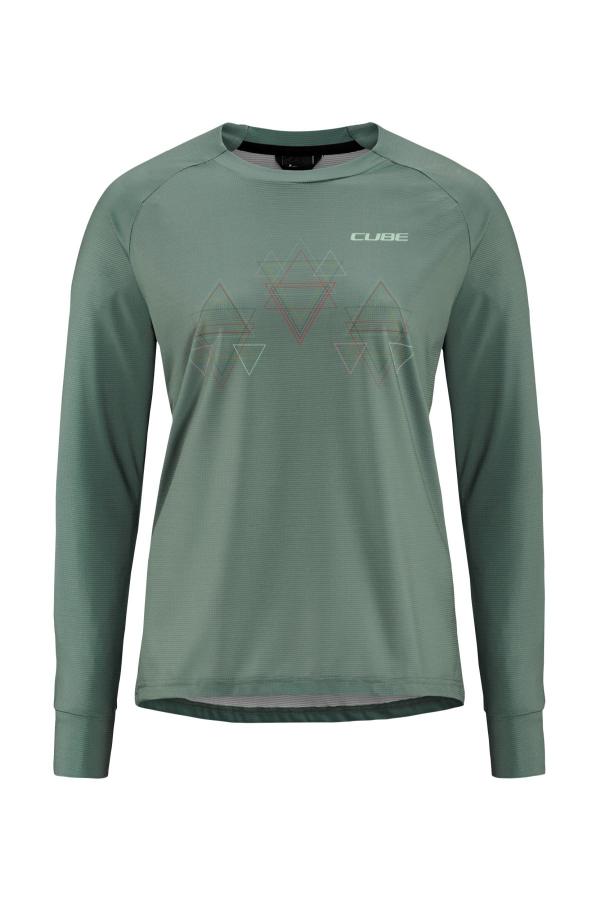 CUBE MTB WS Rundhalstrikot langarm Größe: M (38)