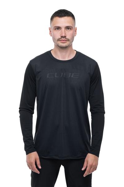 CUBE MTB Rundhalstrikot PRO langarm Größe: XS Produktbild 2