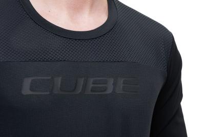 CUBE MTB Rundhalstrikot PRO langarm Größe: XS Produktbild 4