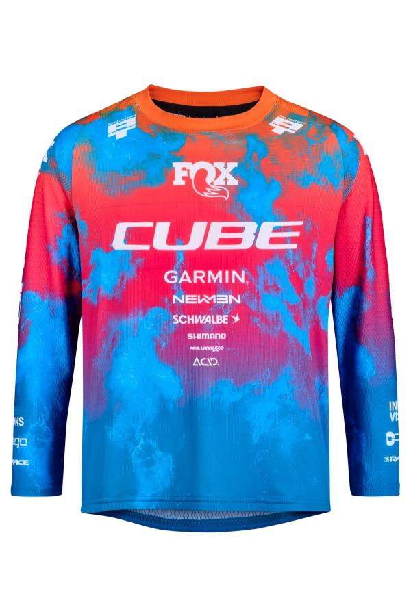 CUBE MTB Trikot ROOKIE X Actionteam langarm Größe: XXL (158/164)